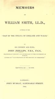 Cover of: Memoirs of William Smith, author of the "Map of the strata of England and Wales"