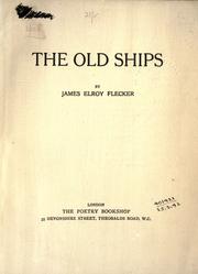 Cover of: The old ships.