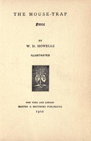 Cover of: The mouse-trap by William Dean Howells