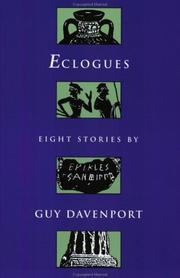 Cover of: Eclogues | Guy Davenport