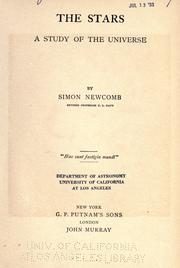 Cover of: The stars by Simon Newcomb