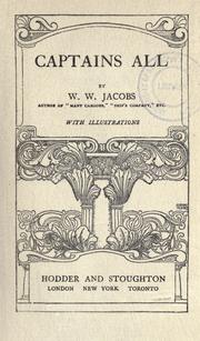 Cover of: Captains all by W. W. Jacobs