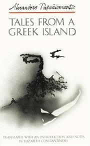 Cover of: Tales from a Greek Island by Alexandros Papadiamantis