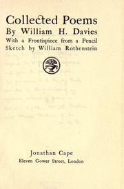 Cover of: Collected poems by W. H. Davies