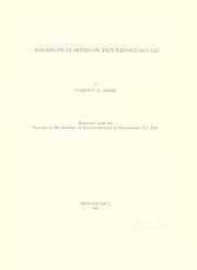 Cover of: Aboriginal sites on Tennessee River by Clarence B. Moore, Clarence B. Moore