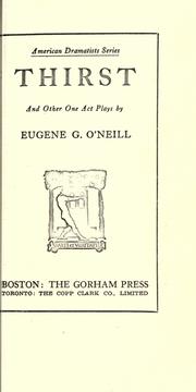 Cover of: Thirst by Eugene O'Neill