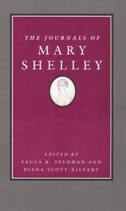 Cover of: The Journals of Mary Shelley