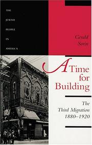 Cover of: A Time for Building by Gerald Sorin
