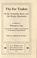 Cover of: The fur traders of the Columbia river and the Rocky mountains
