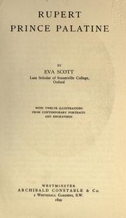 Cover of: Rupert, Prince Palatine by Eva Scott, Eva Scott