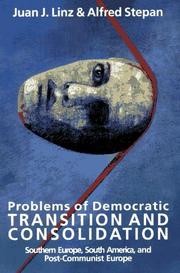 Cover of: Problems of democratic transition and consolidation by Juan J. Linz