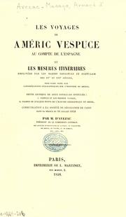 Cover of: Les voyages de Americ Vespuce au compte de l'Espagne, et les mesures itineraires employees