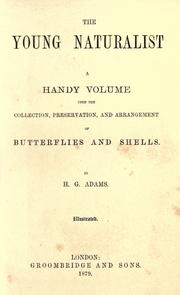 Cover of: The young naturalist by H. G. Adams