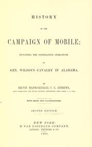 History of the campaign of Mobile by C. C. Andrews