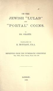 Cover of: On the Jewish "lulab" and "portal" coins