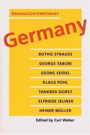 Cover of: DramaContemporary: Germany (PAJ Books)