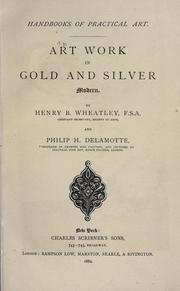 Cover of: Art work in gold and silver, modern