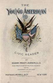 The young American by Harry Pratt Judson