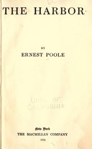 Cover of: The harbor by Ernest Poole, Ernest Poole