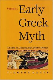 Cover of: Early Greek myth