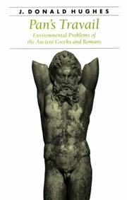 Cover of: Pan's Travail: environmental problems of the Ancient Greeks and Romans
