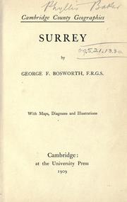 Cover of: Surrey