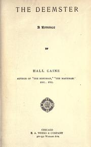 Cover of: The deemster by Hall Caine