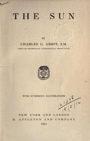 Cover of: The sun by C. G. Abbot