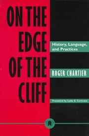 Cover of: On the Edge of the Cliff: History, Language and Practices (Parallax: Re-visions of Culture and Society)