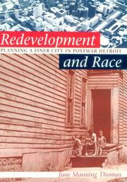 Redevelopment and race by June Manning Thomas