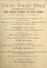 Cover of: Young folks' Bible in words of easy reading ... by Josephine Pollard