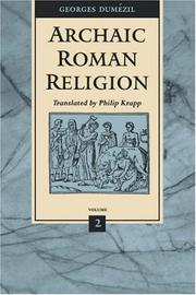 Cover of: Archaic Roman Religion, Volume 2