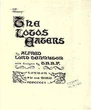 Cover of: The lotos eaters.: With designs by T.R.R.P.