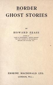 Cover of: Border ghost stories