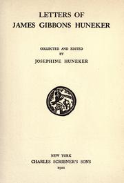 Cover of: Letters of James Gibbons Huneker by James Huneker