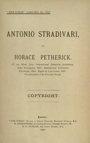 Antonio Stradivari by Horace William Petherick