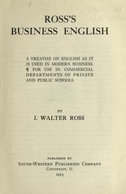 Cover of: Ross's business English.