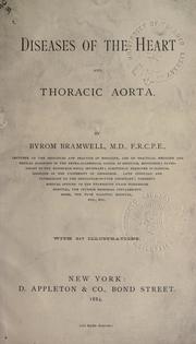 Cover of: Diseases of the heart and thoracic aorta by Byrom Bramwell