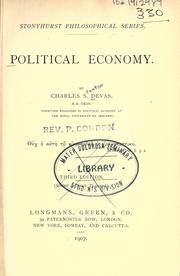 Cover of: Political economy. by Charles S. Devas, Charles S. Devas