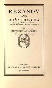 Cover of: Rezánov and Doña Concha