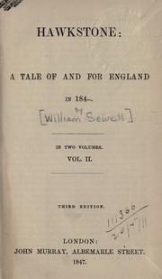 Cover of: Hawkstone by William Sewell