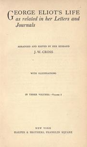 George Eliot's Life Vol. II