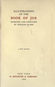 Cover of: Illustrations of the Book of Job by William Blake