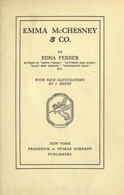 Cover of: Emma McChesney & Co. by Edna Ferber