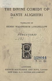 Cover of: The Divine comedy by Dante Alighieri