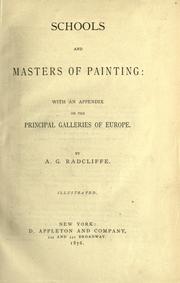 Cover of: Schools and masters of painting by A. G. Radcliffe
