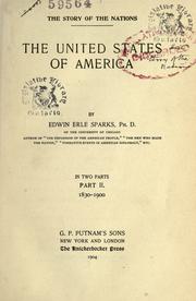 Cover of: The United States of America