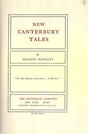 Cover of: New Canterbury tales.