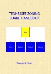 Cover of: Tennessee Zoning Board Handbook