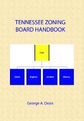 Cover of: Tennessee Zoning Board Handbook by George Dean